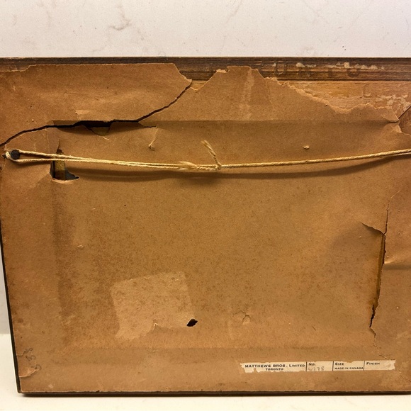 Vintage Framed Floral Still Life Print with Gold textured Wooden Frame - Picture 4 of 6